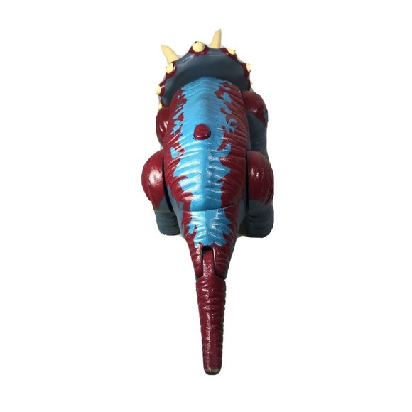 Fisher Price Mattel Imaginext Walk & Roar TRAMPLE THE TRICERATOPS Dinosaur Toy - Picture 4 of 12